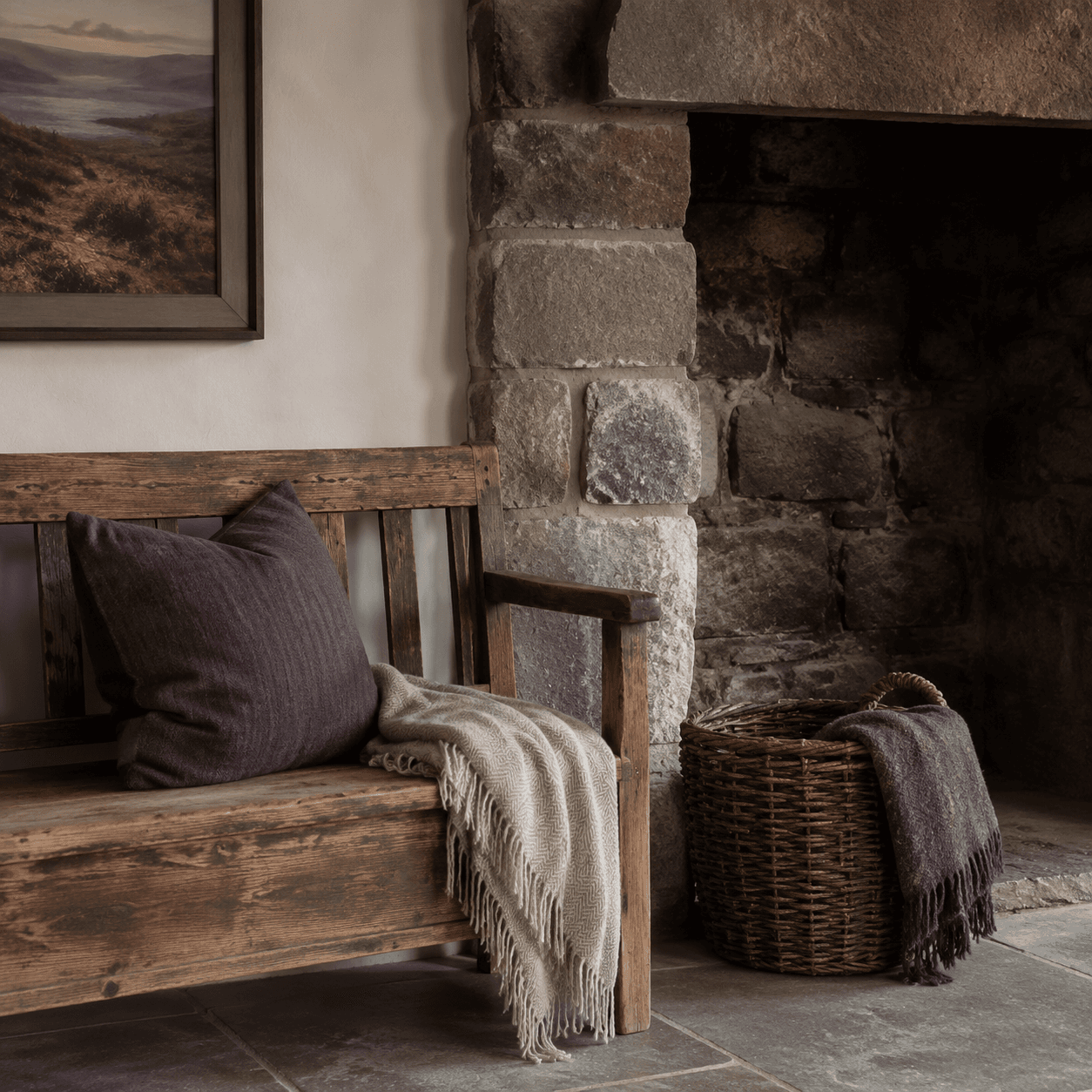 Wood Fireside texture board