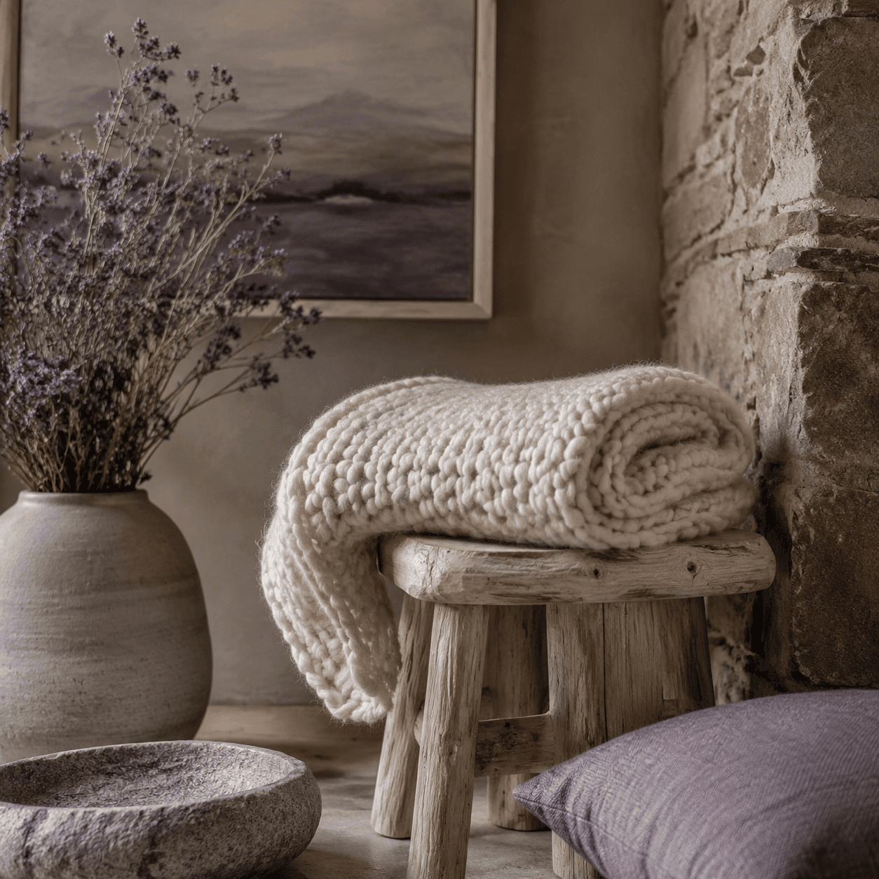 Wool Calm texture board